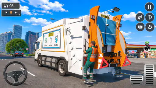 City Garbage Trash Truck Game