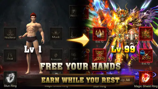 Clash Legend: idle magic rpg
