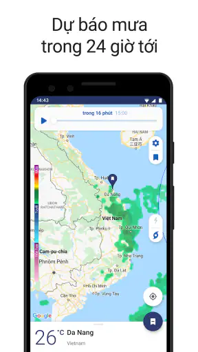 Clime: Dự báo Thời Tiết, Radar