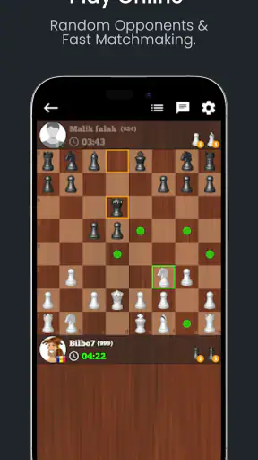 Cờ vua trực tuyến - Chơi 1v1