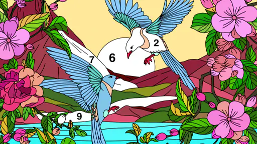 Coloring Book: Color by Number