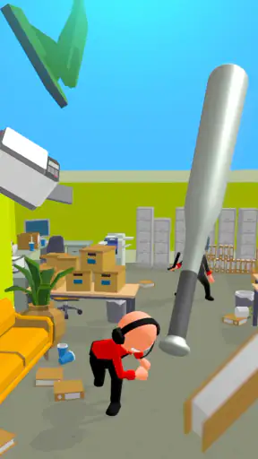Crazy Office: tát và đập