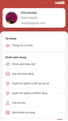 Cudidi - Đặt Xe Thông Minh