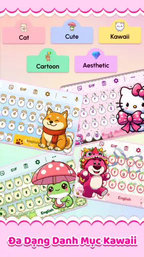 Cute Keyboard: Bàn Phím Emoji