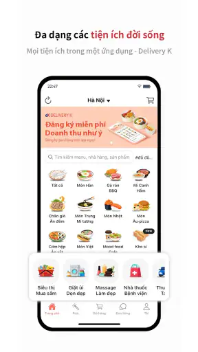 DELIVERY K:Ứng dụng giao đồ ăn