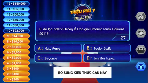 Đi Tìm Triệu Phú - Đọc Câu Hỏi