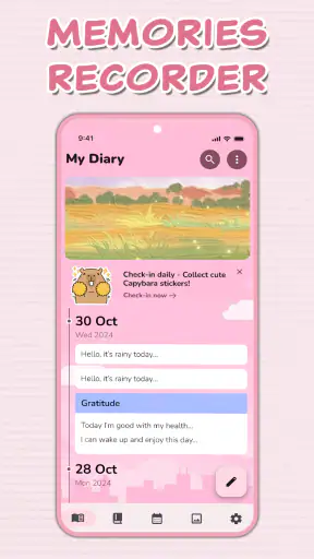 Diary with Fingerprint Lock