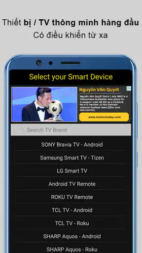Điều khiển từ xa TV