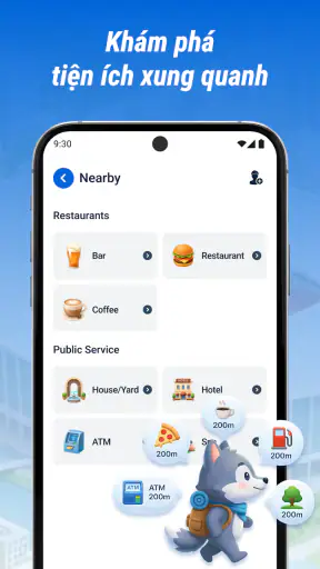 Định vị điện thoại trực tiếp