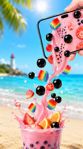 DIY Bubble Tea Simulator