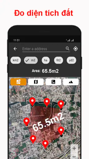 Đo diện tích đất