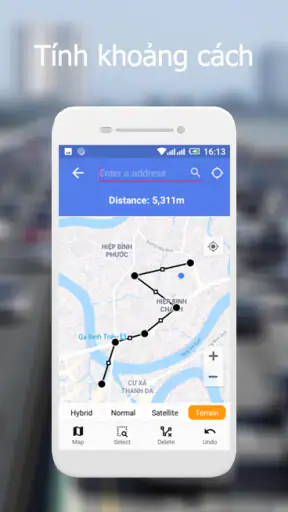 Đo diện tích đất - Khoảng Cách