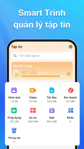 Dọn rác điện thoại, quét rác