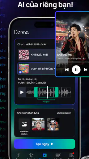 Donna: Tạo Nhạc & Bài Hát AI