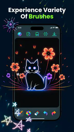 Doodle Magic: Glow Art Drawing