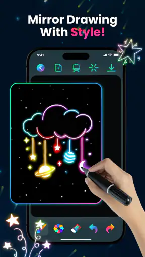 Doodle Magic: Glow Art Drawing