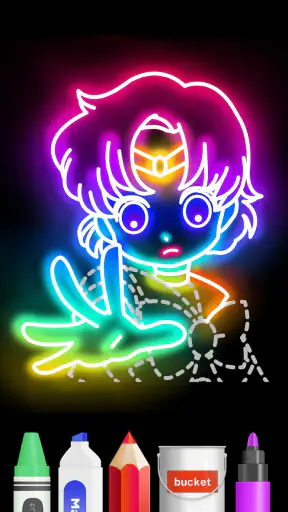 Draw Glow Comics