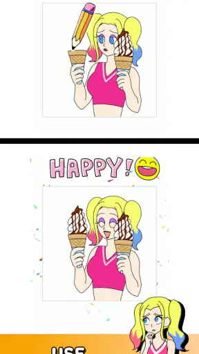 Draw Happy Queen : Puzzle Game