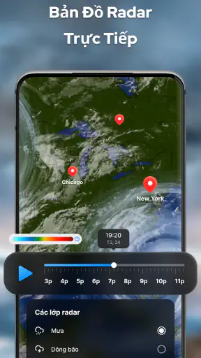 Dự Báo Thời Tiết Kèm Radar