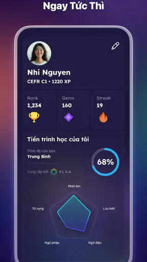 ELSA Speak: Học nói tiếng Anh