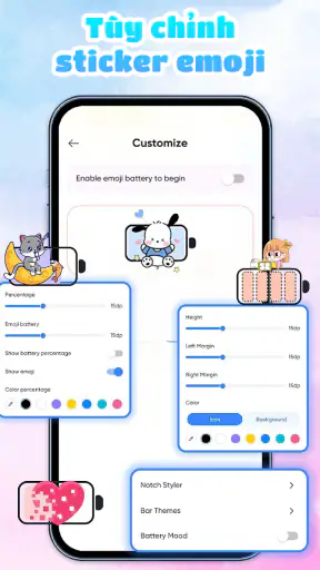 Emoji Battery: Status Bar