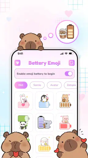 Emoji Battery: Status Icons