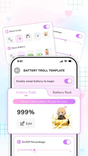 Emoji Battery: Status Icons