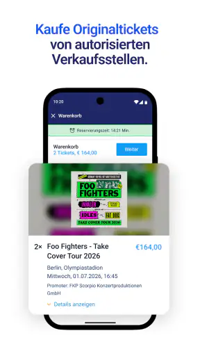 EVENTIM DE: Tickets für Events