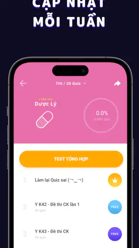 FA Quiz - App Y khoa cục súc