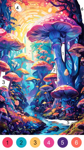 Fantasy Color-Paint By Number