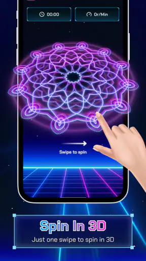 Finger Spinner: Vẽ Phát Sáng