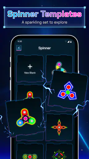 Finger Spinner: Vẽ Phát Sáng