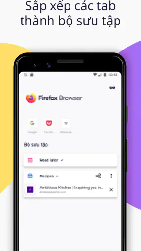 Firefox Trình duyệt Riêng tư