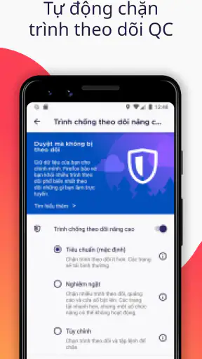 Firefox Trình duyệt Riêng tư
