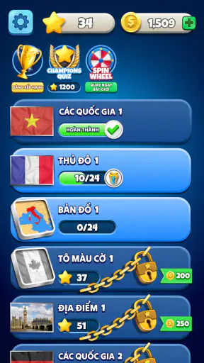 Flags Quiz - Đoán lá cờ