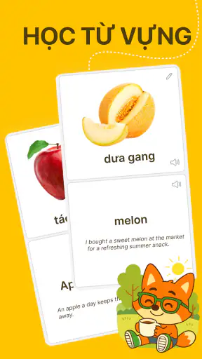 Flashcard học ngoại ngữ dễ nhớ