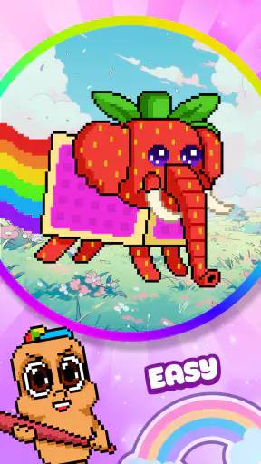 Fun Pixel Number Coloring Game