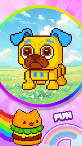Fun Pixel Number Coloring Game
