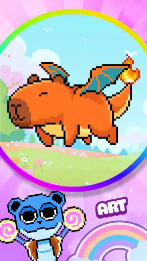 Fun Pixel Number Coloring Game