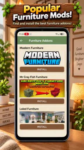 Furniture Addons Minecraft PE