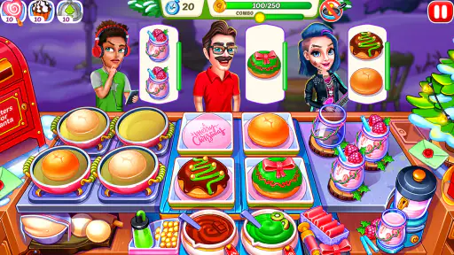 Game nấu ăn Cơn sốt Giáng sinh