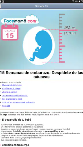 Gestograma - Embarazo Facemamá