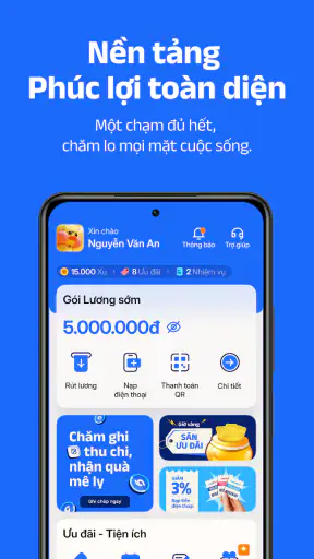 GIMO – Nhận lương sớm 24/7