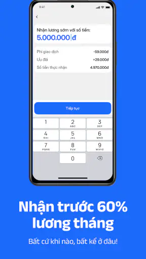 GIMO – Nhận lương sớm 24/7