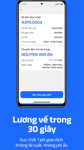 GIMO – Nhận lương sớm 24/7
