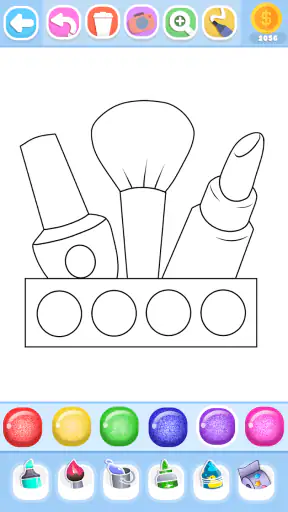 Glitter Beauty Coloring Pages
