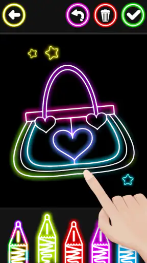 Glitter Beauty Coloring Pages