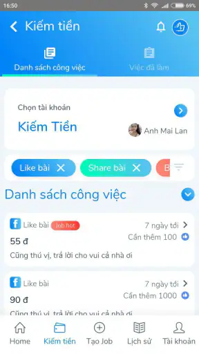 Golike - Kiếm Tiền Online Từ M