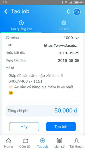 Golike - Kiếm Tiền Online Từ M