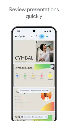 Google Trang trình bày